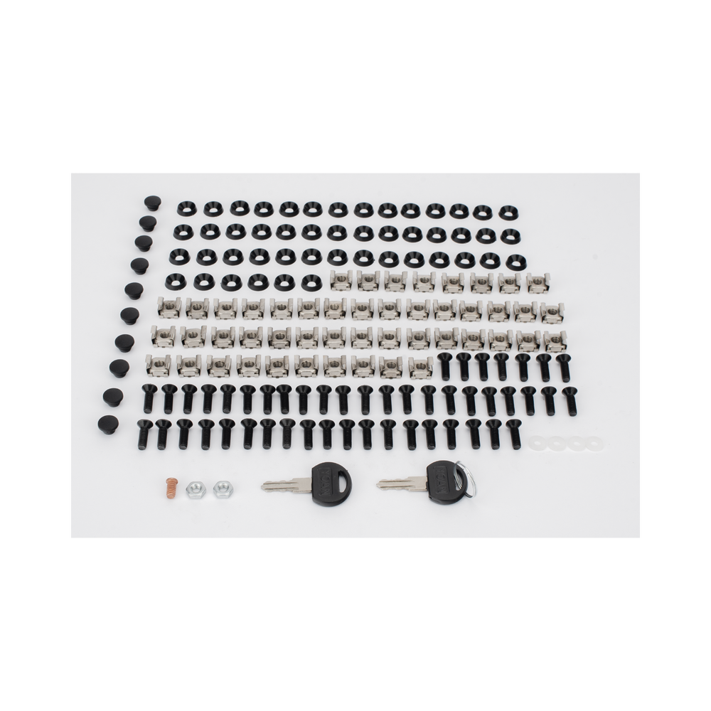 Gabinete de Pared de 9U con Puerta de Cristal Templado, 479.5 mm de Profundidad, Rack de 19'', Acero Reforzado, Color Blanco - Imagen 5