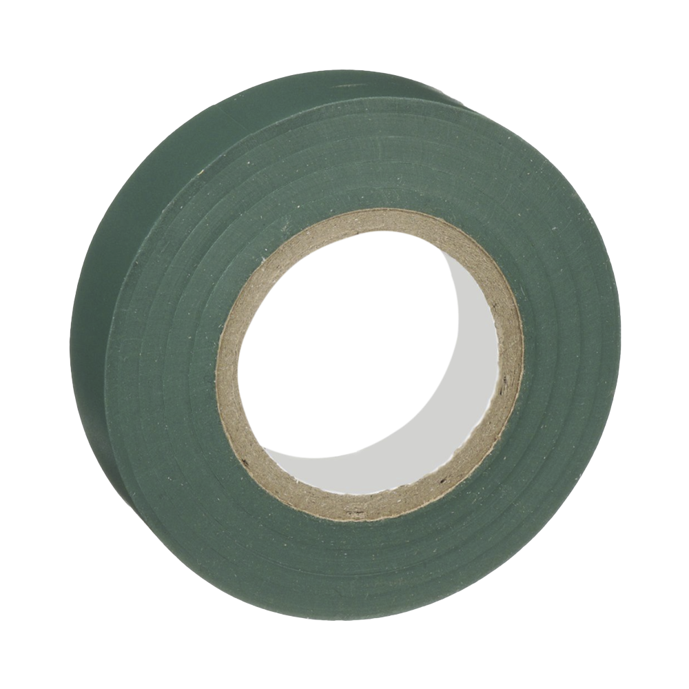 Cinta Eléctrica STRONGHOLD para Aislar, de PVC, Uso General Reparación y Mantenimiento, Grosor de 0.18mm (7 mil), Ancho de 19mm, y 20.12m de Largo, Color Verde - Imagen 3