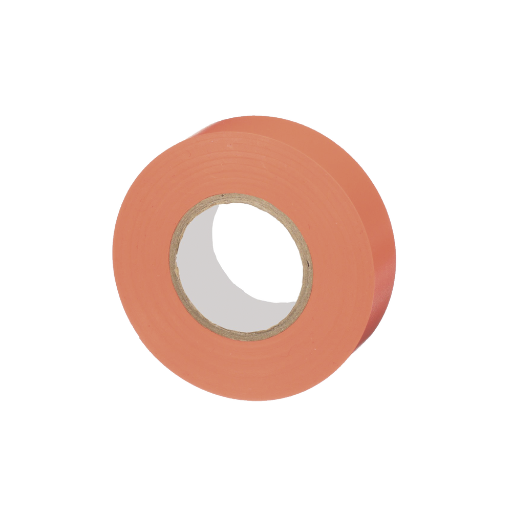 Cinta Eléctrica STRONGHOLD para Aislar, de PVC, Uso General Reparación y Mantenimiento, Grosor de 0.18mm (7 mil), Ancho de 19mm, y 20.12m de Largo, Color Naranja - Imagen 2