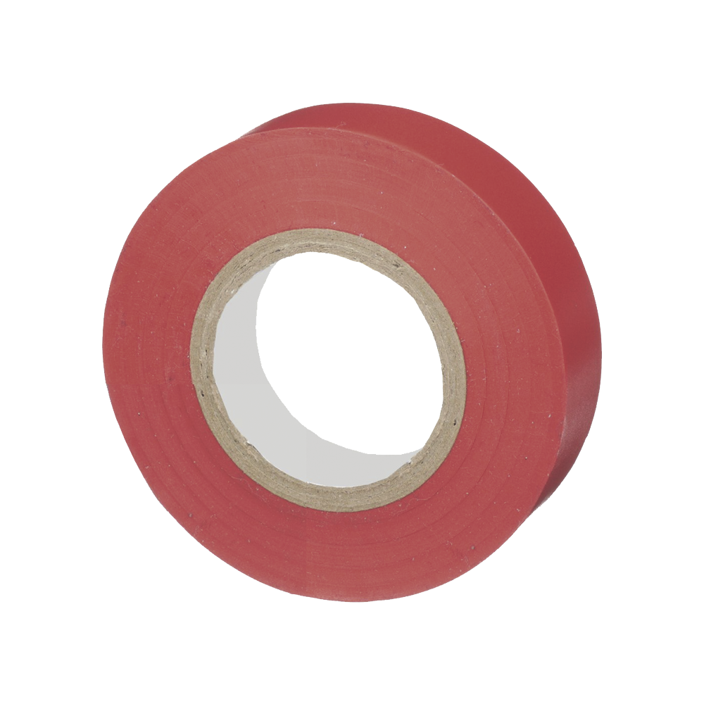 Cinta Eléctrica STRONGHOLD para Aislar, de PVC, Uso General Reparación y Mantenimiento, Grosor de 0.18mm (7 mil), Ancho de 19mm, y 20.12m de Largo, Color Rojo - Imagen 2