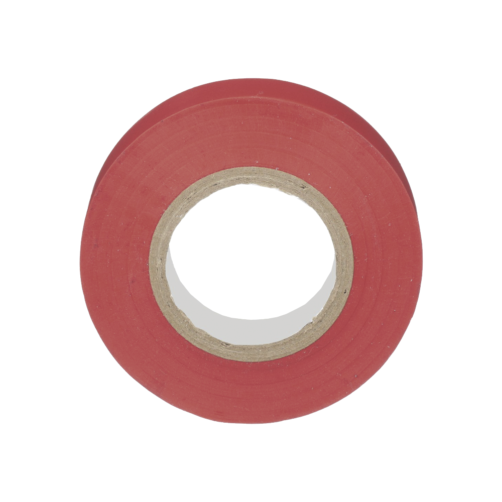 Cinta Eléctrica STRONGHOLD para Aislar, de PVC, Uso General Reparación y Mantenimiento, Grosor de 0.18mm (7 mil), Ancho de 19mm, y 20.12m de Largo, Color Rojo - Imagen 4