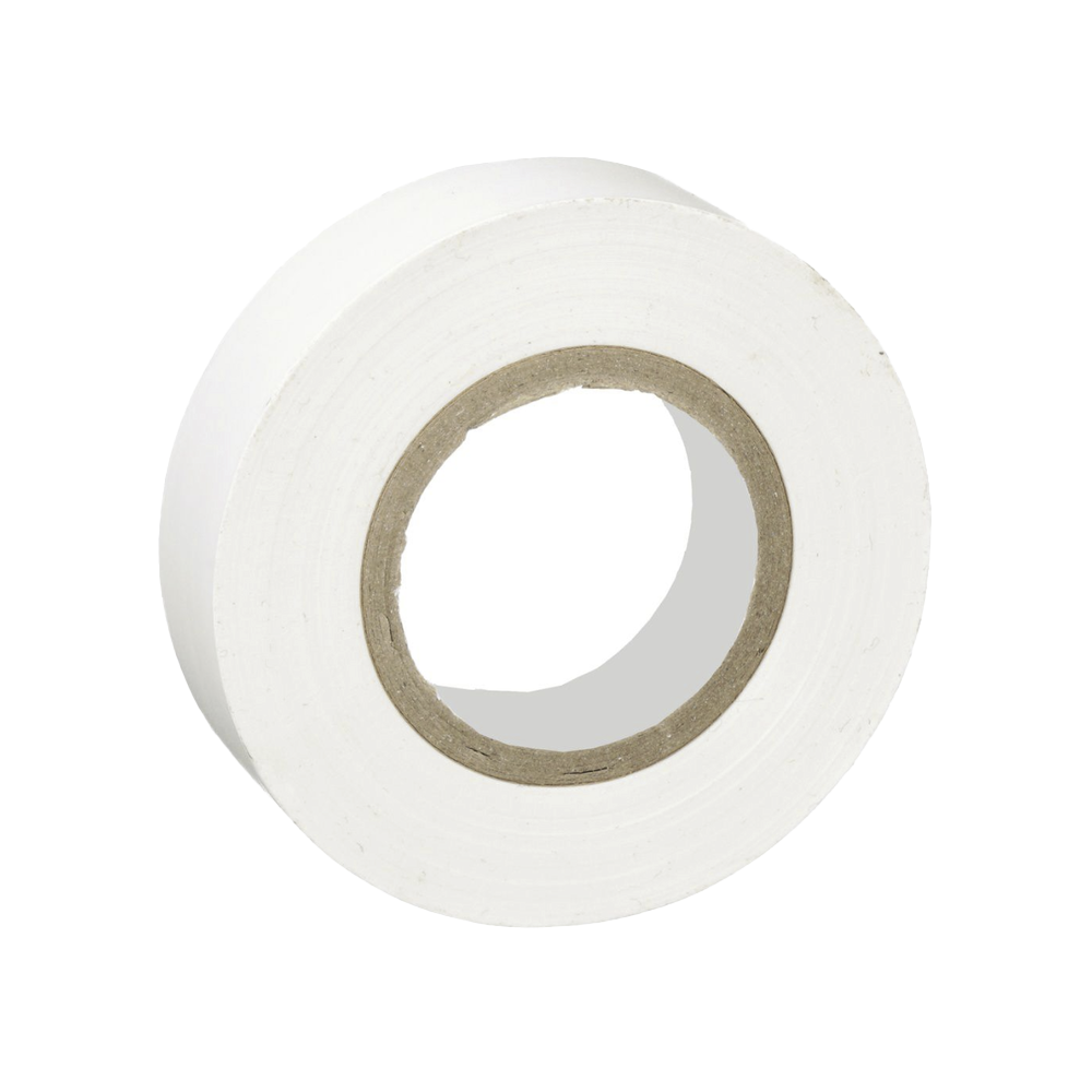 Cinta Eléctrica STRONGHOLD para Aislar, de PVC, Uso General Reparación y Mantenimiento, Grosor de 0.18mm (7 mil), Ancho de 19mm, y 20.12m de Largo, Color Blanco - Imagen 3