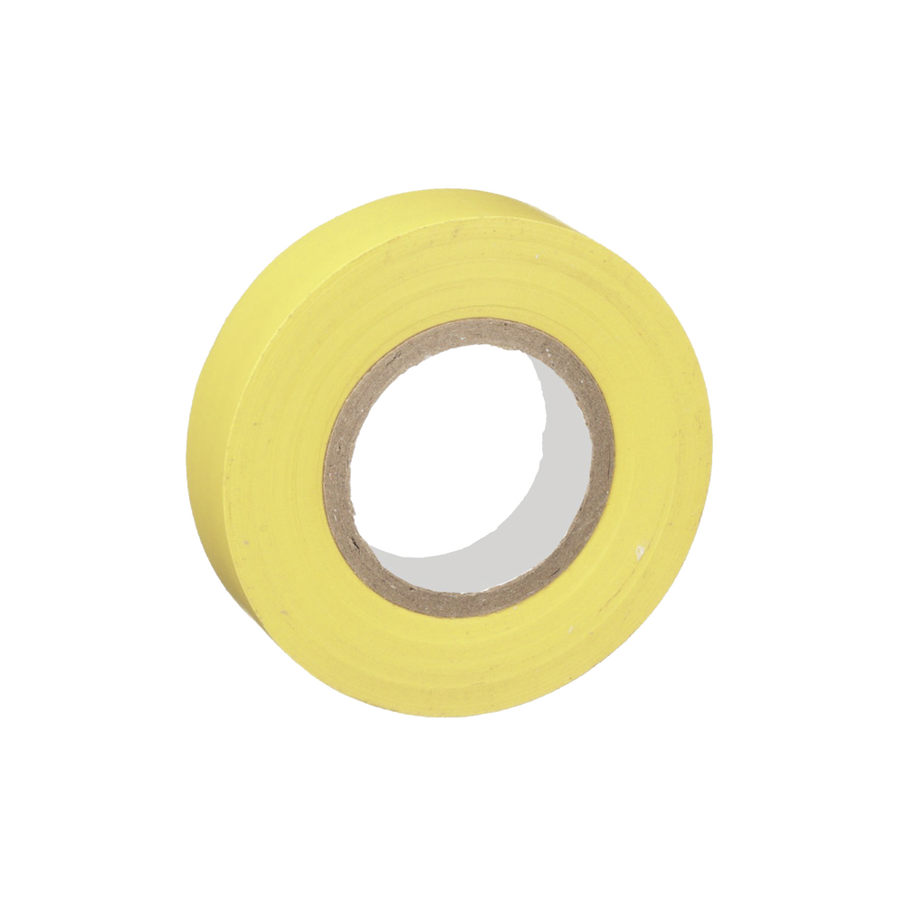 Cinta Eléctrica STRONGHOLD para Aislar, de PVC, Uso General Reparación y Mantenimiento, Grosor de 0.18mm (7 mil), Ancho de 19mm, y 20.12m de Largo, Color Amarillo - Imagen 3