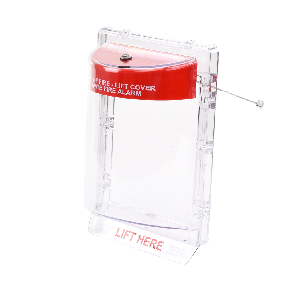 Cubierta Protectora Serie Stopper IIÆ De Policarbonato Super Resistente, Montaje Empotrado, Texto En Inglés, Sin Bocina - Imagen 4