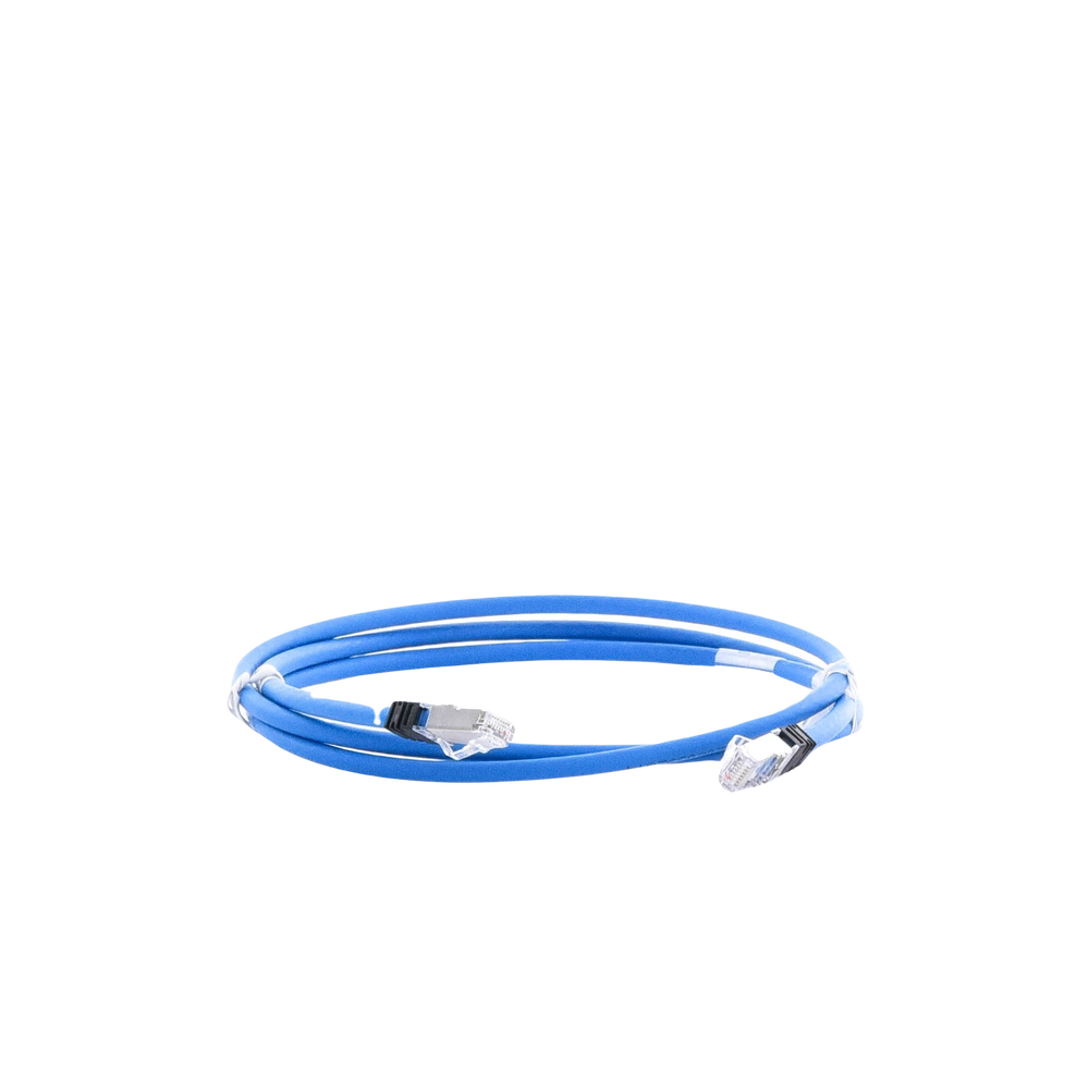 Patch Cord Cat6A, Blindado S/FTP, CM/LS0H, 1.52 Metros (5 Pies), Color Azul - Imagen 2