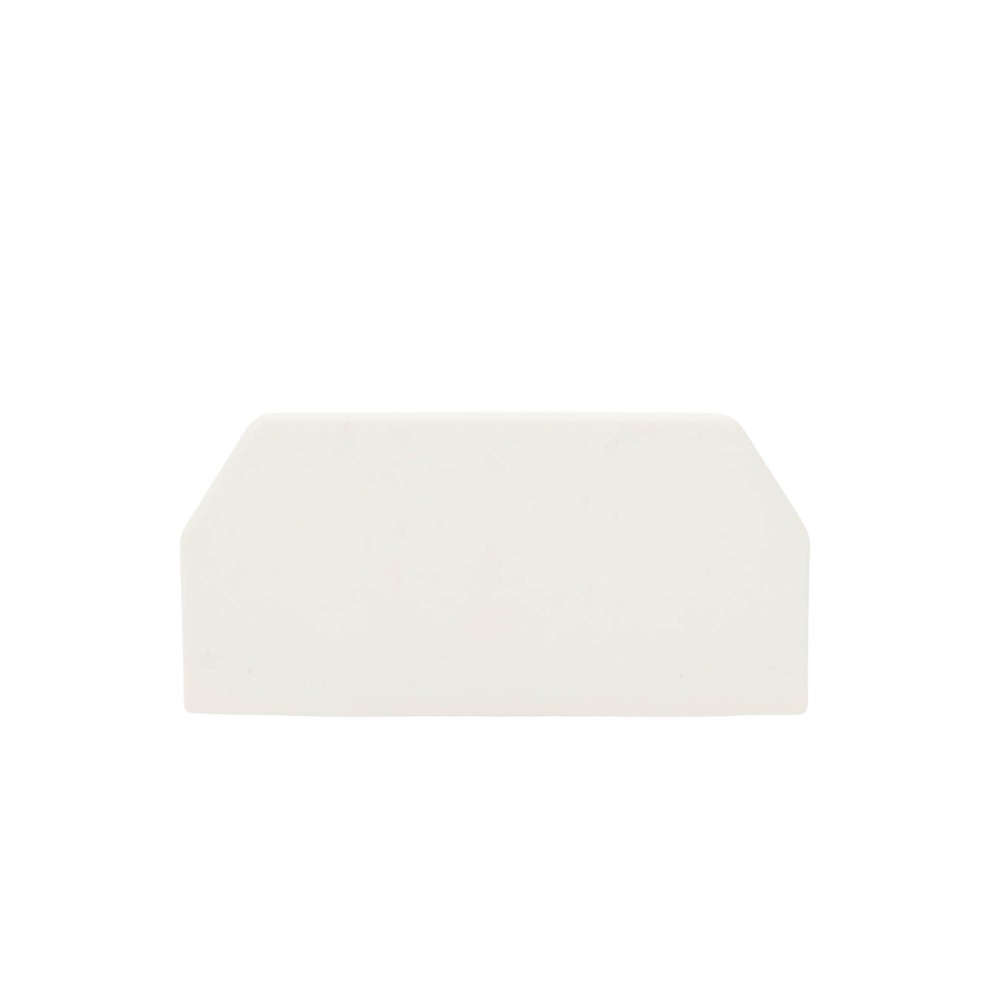Tapa Final, para uso con canaleta T45, Material PVC Rígido, Color Blanco Mate - Imagen 2