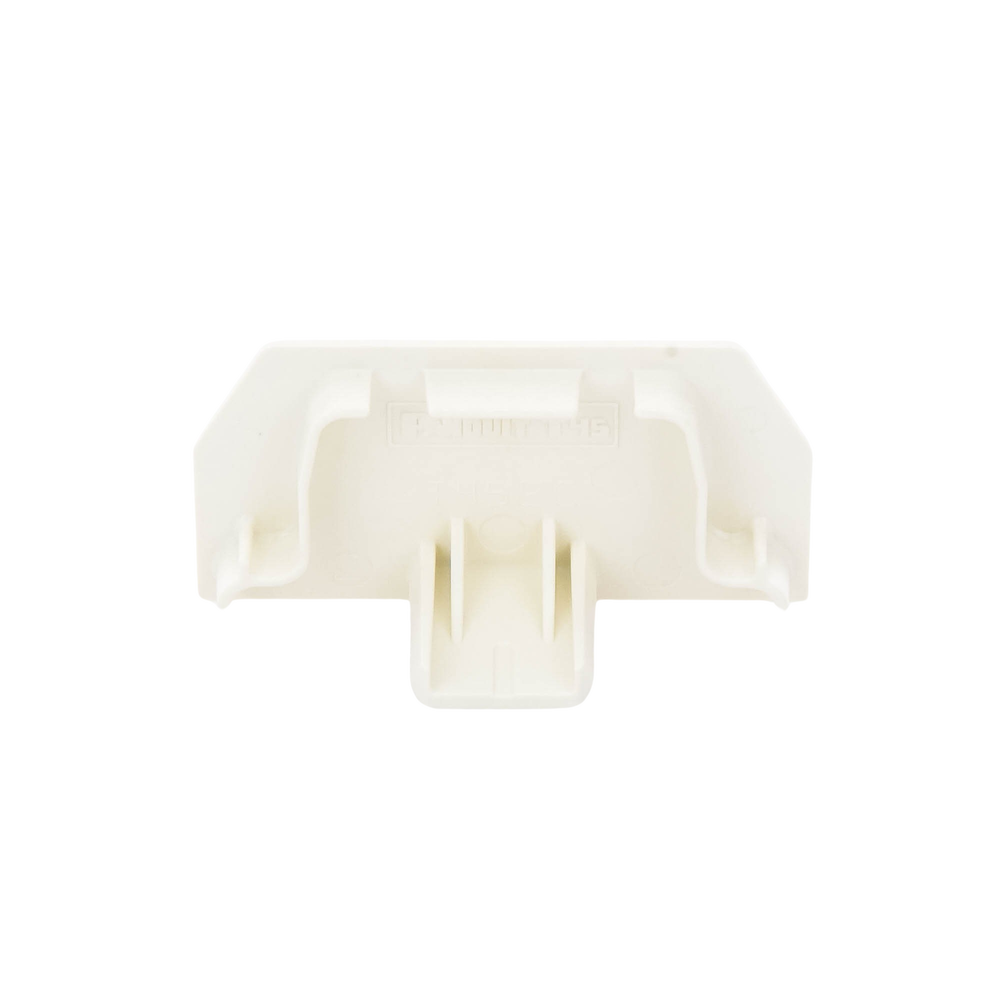 Tapa Final, para uso con canaleta T45, Material PVC Rígido, Color Blanco Mate - Imagen 4