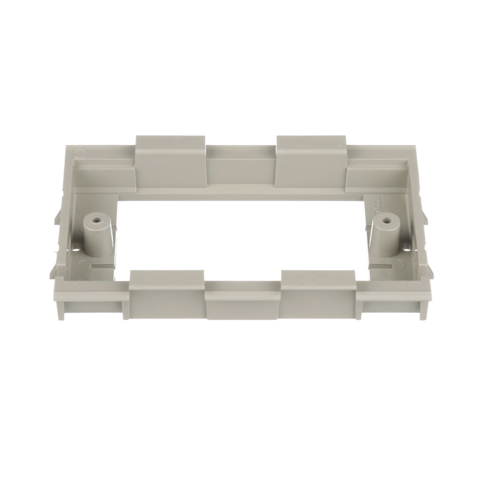 Soporte para Montaje de Faceplates en Canaleta T70, de PVC Rígido, Color Gris Internacional - Imagen 4