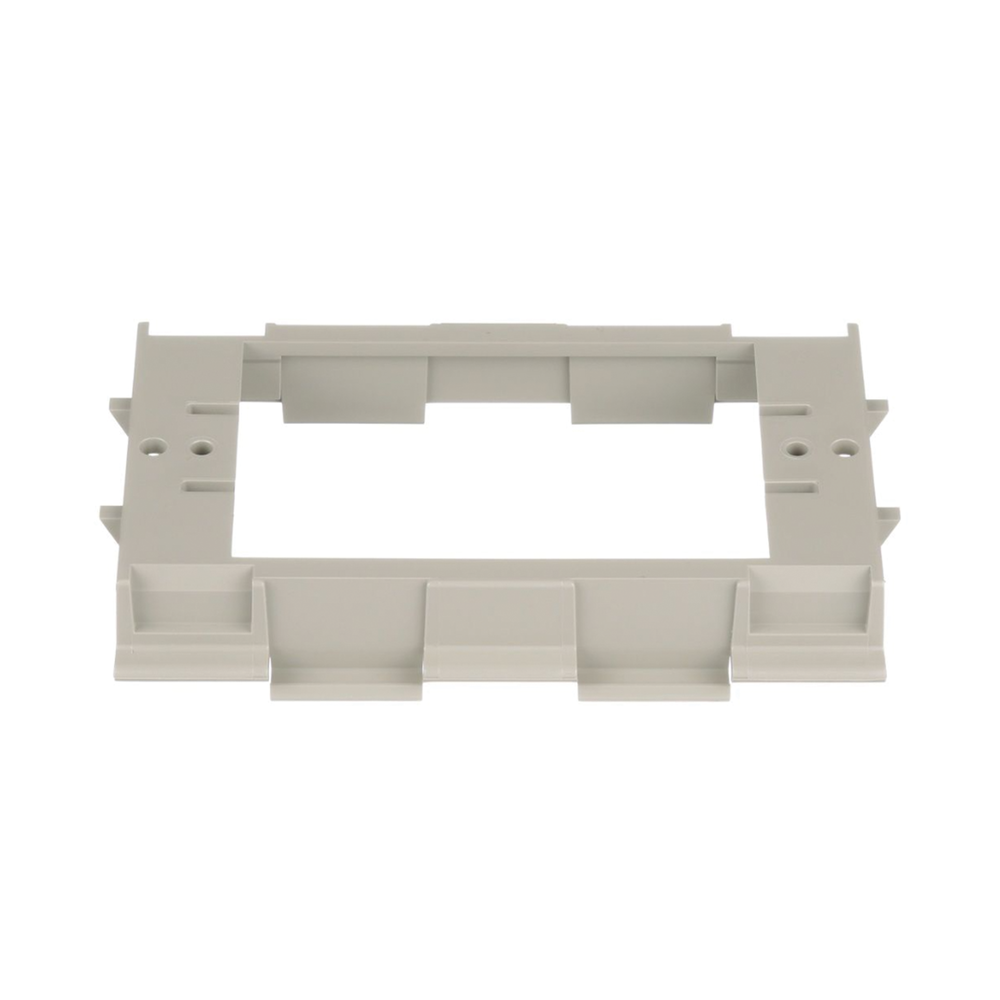 Soporte para Montaje de Faceplates en Canaleta T70, de PVC Rígido, Color Gris Internacional - Imagen 2
