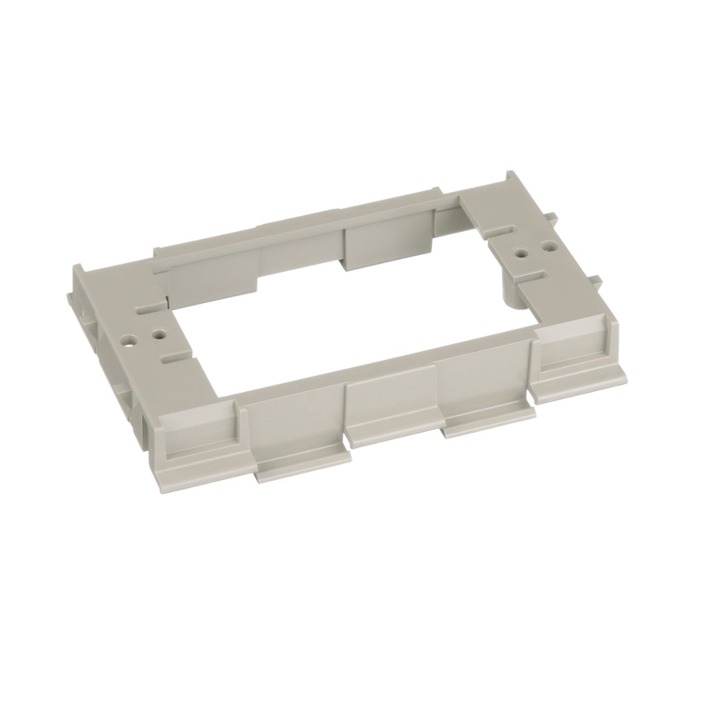 Soporte para Montaje de Faceplates en Canaleta T70, de PVC Rígido, Color Gris Internacional - Imagen 3