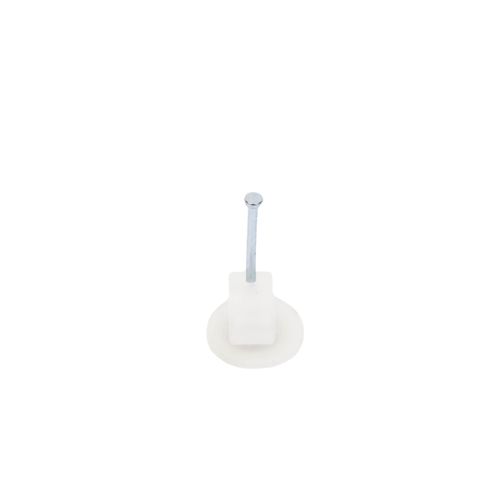 Grapa para cable plano de 6mm color transparente (100pzs) (3210-00100)