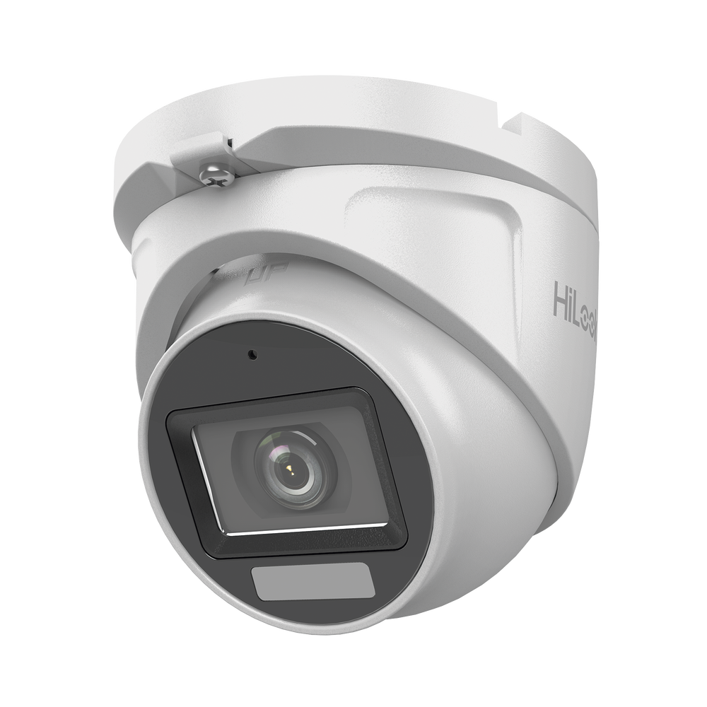[Dual Light + ColorVu] Turret TURBOHD 2 megapixel / 30 mts IR + 20 mts luz blanca/ Lente 2.8 (100° de Visión) / Exterior IP66 / Audio por Coaxitron / TVI-AHD-CVI-CVBS / Metal / Smart-Hybrid Light