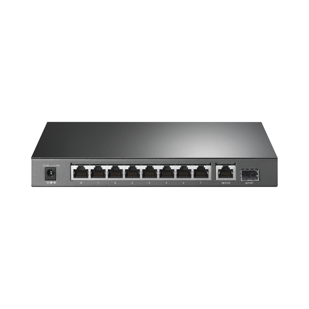 Switch de escritorio PoE+, no Administrable 8 puertos 10/100/1000 Mbps + 1 puertos 10/100/1000 Mbps (Uplink) + 1 puerto SFP, 63W - Imagen 3