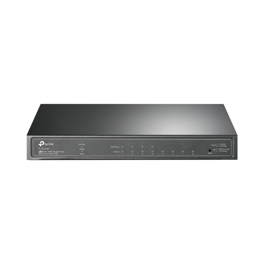 Switch Omada / 8 Puertos Gigabit / 4 Puertos PoE+ 802.3at/af / Presupuesto PoE 62 W / 30 W por Puerto / Gestión Cloud Omada / L3 Static Routing / Sin Ventilador / Metal - Imagen 3
