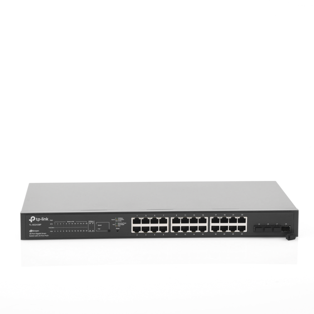 Switch PoE JetStream SDN Administrable 24 puertos 10/100/1000 Mbps + 4 puertos SFP, 24 puertos PoE, 250W, administración centralizada OMADA SDN - Imagen 4