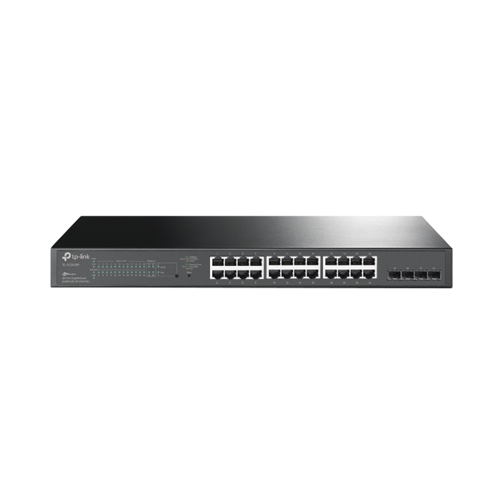 Switch PoE JetStream SDN Administrable 24 puertos 10/100/1000 Mbps + 4 puertos SFP, 24 puertos PoE, 250W, administración centralizada OMADA SDN - Imagen 3