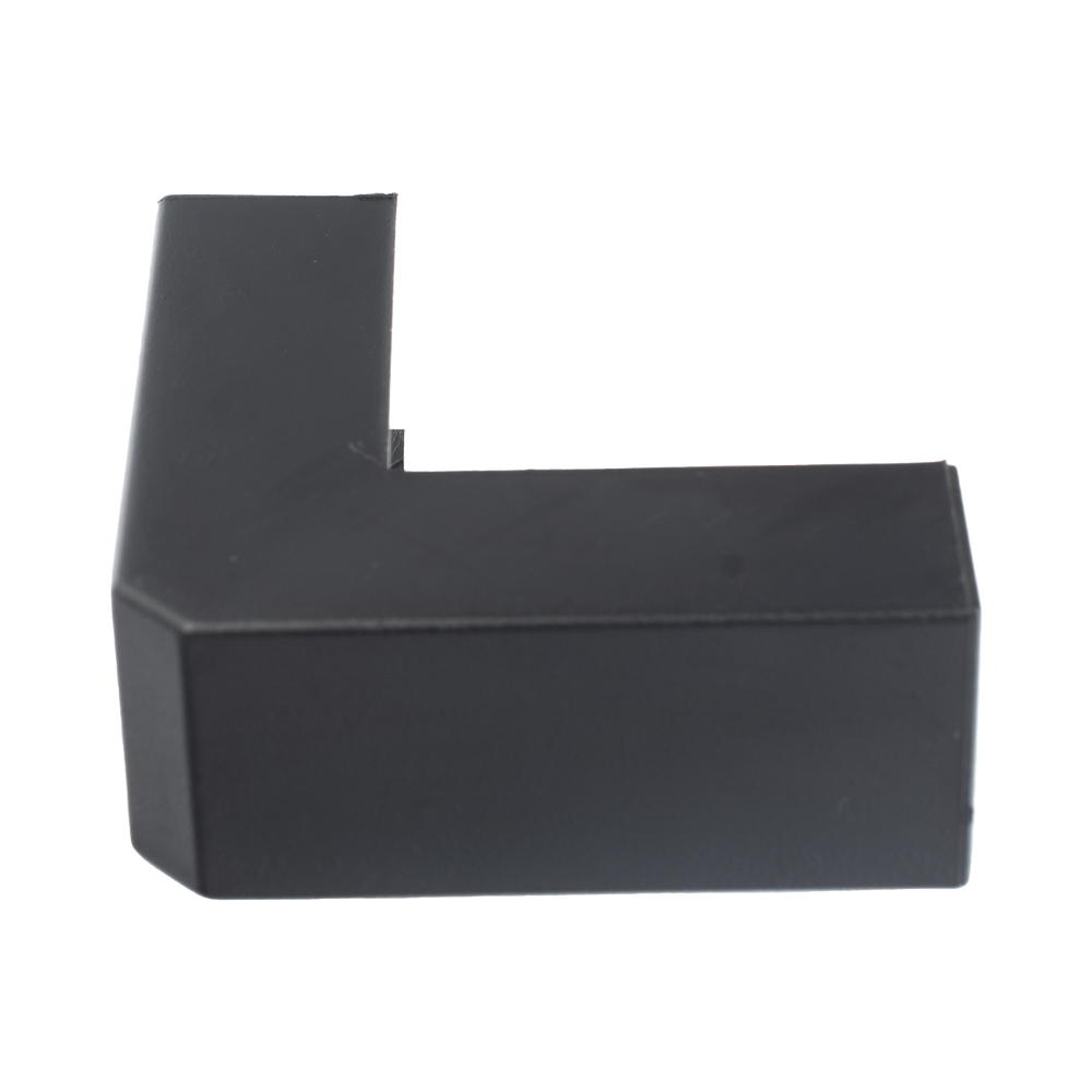 Esquinero Exterior Color Negro de PVC Auto Axtinguible, Para Canaleta TMK-1720-N-CC (5210-02003) - Imagen 3