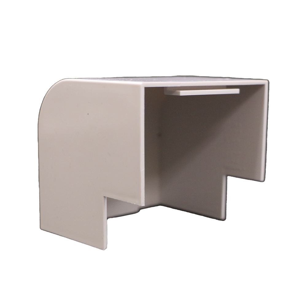 Esquinero Exterior Color Blanco de PVC Auto Axtinguible, Para Canaleta TMK-4577 (5510-02001) - Imagen 2