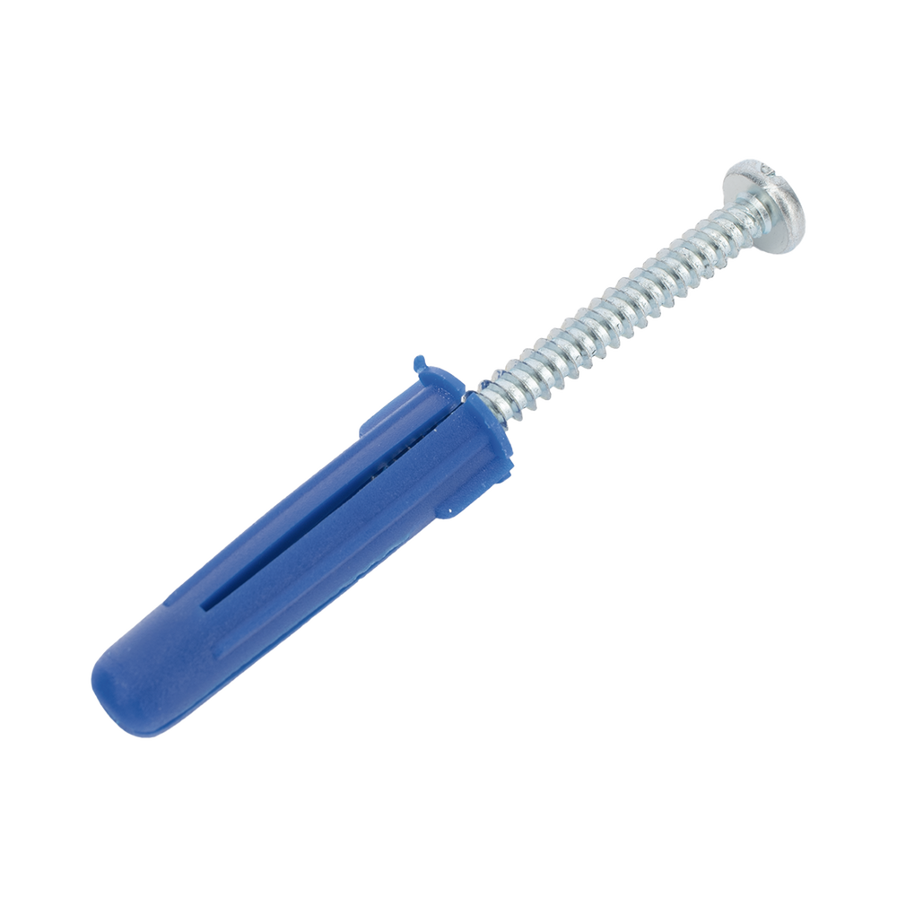 Paquete de 6 taquetes azul 2" y 6 tornillos 12mm x 2" (1105-05002) - Imagen 5