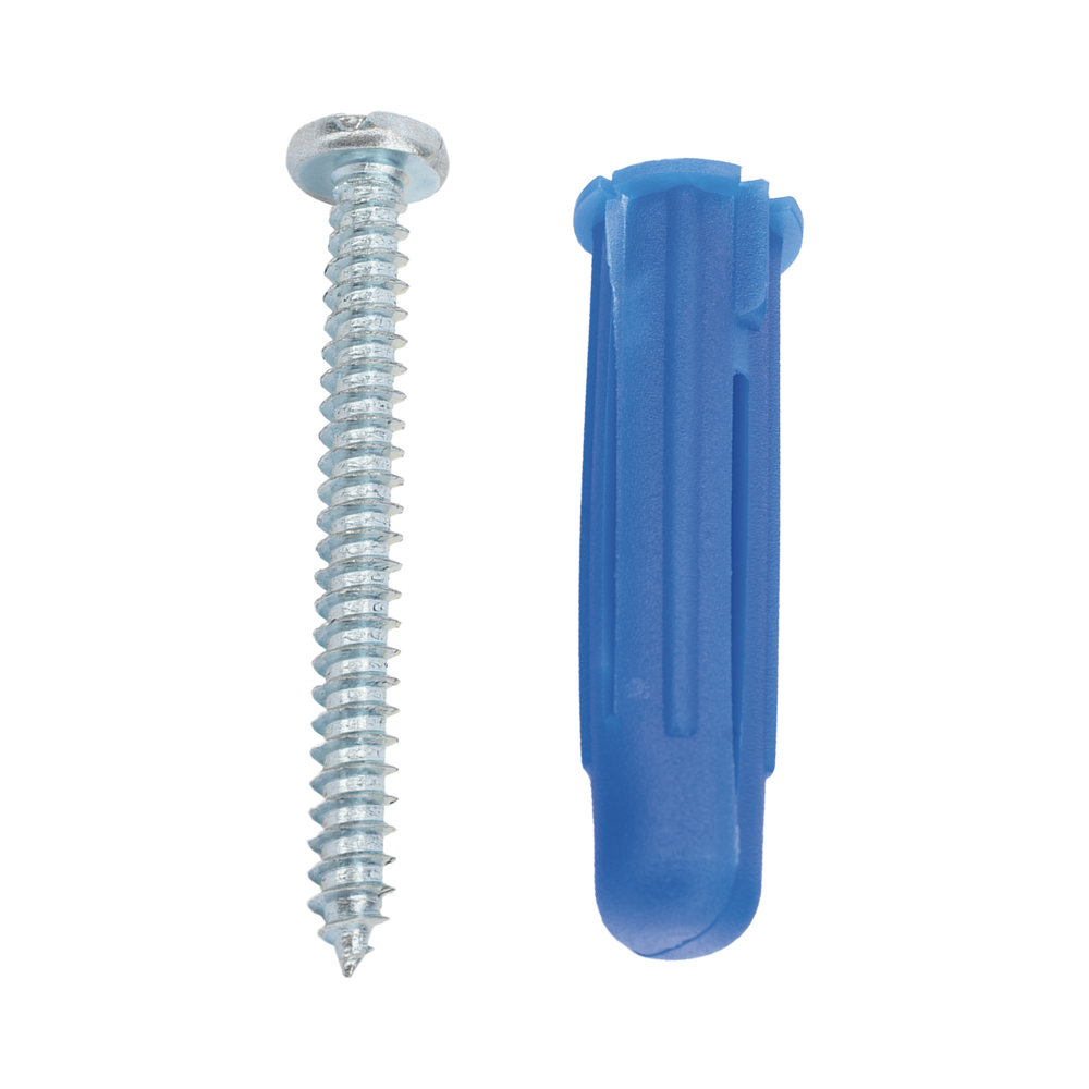 Paquete de 6 taquetes azul 2" y 6 tornillos 12mm x 2" (1105-05002) - Imagen 8
