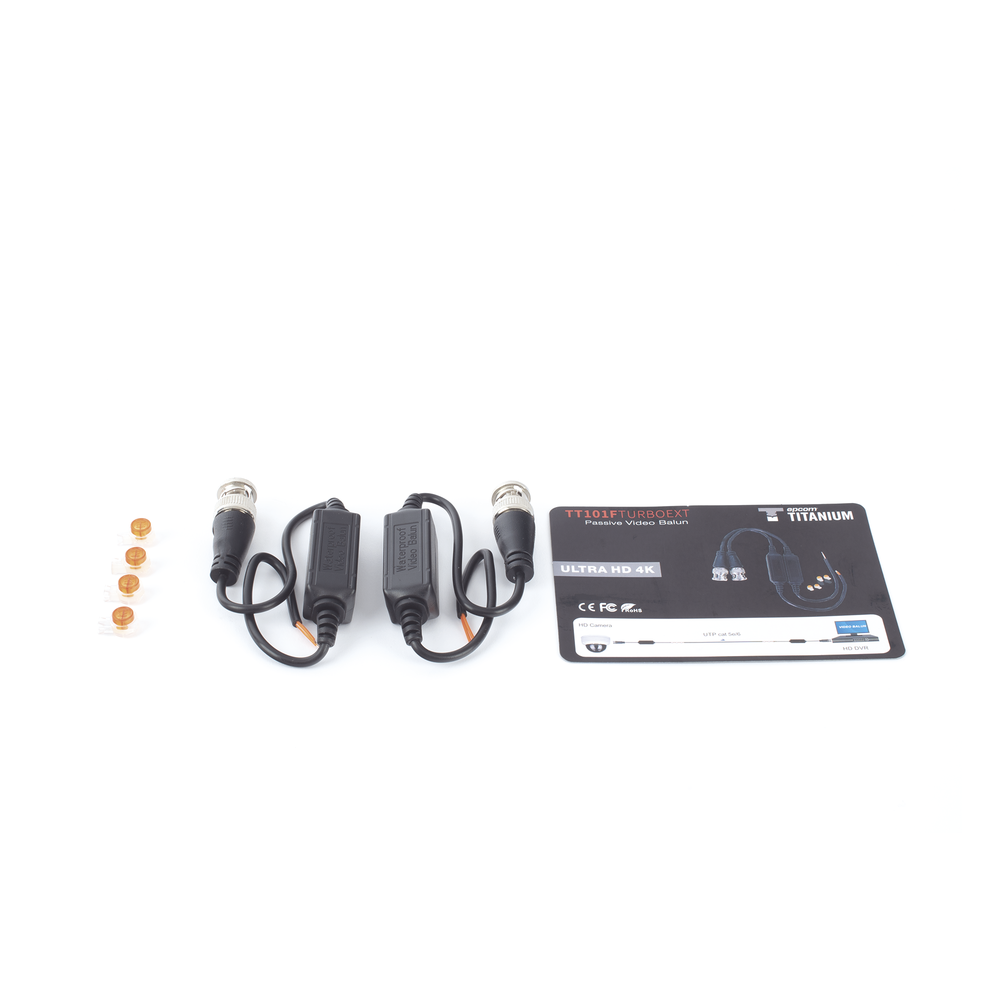 Kit de Transceptores (Baluns) para EXTERIOR TurboHD Hasta 4K HD-TVI / HD-CVI / AHD / CVBS / COAXITRON / AUDIO POR COAXITRON / Menu OSD / CONECTORES 100% COBRE / Con Cable RF Blindado. Distancia de hasta 200 m en 4K. Calidad PREMIUM - Imagen 6