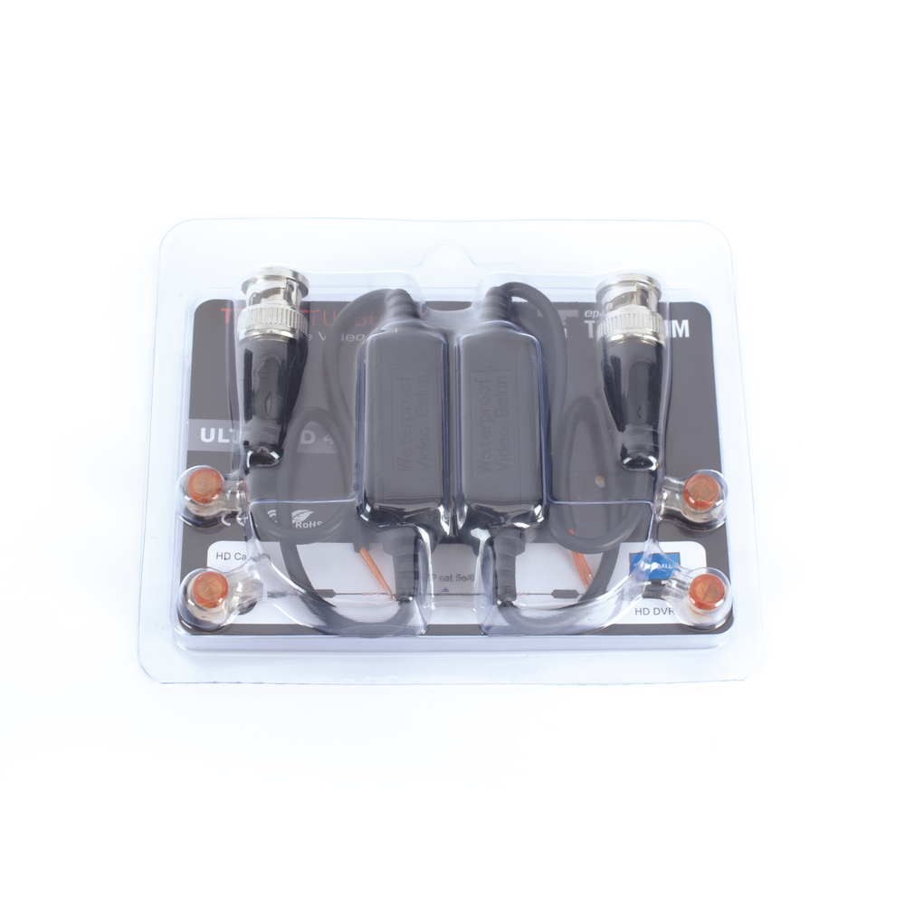 Kit de Transceptores (Baluns) para EXTERIOR TurboHD Hasta 4K HD-TVI / HD-CVI / AHD / CVBS / COAXITRON / AUDIO POR COAXITRON / Menu OSD / CONECTORES 100% COBRE / Con Cable RF Blindado. Distancia de hasta 200 m en 4K. Calidad PREMIUM - Imagen 8