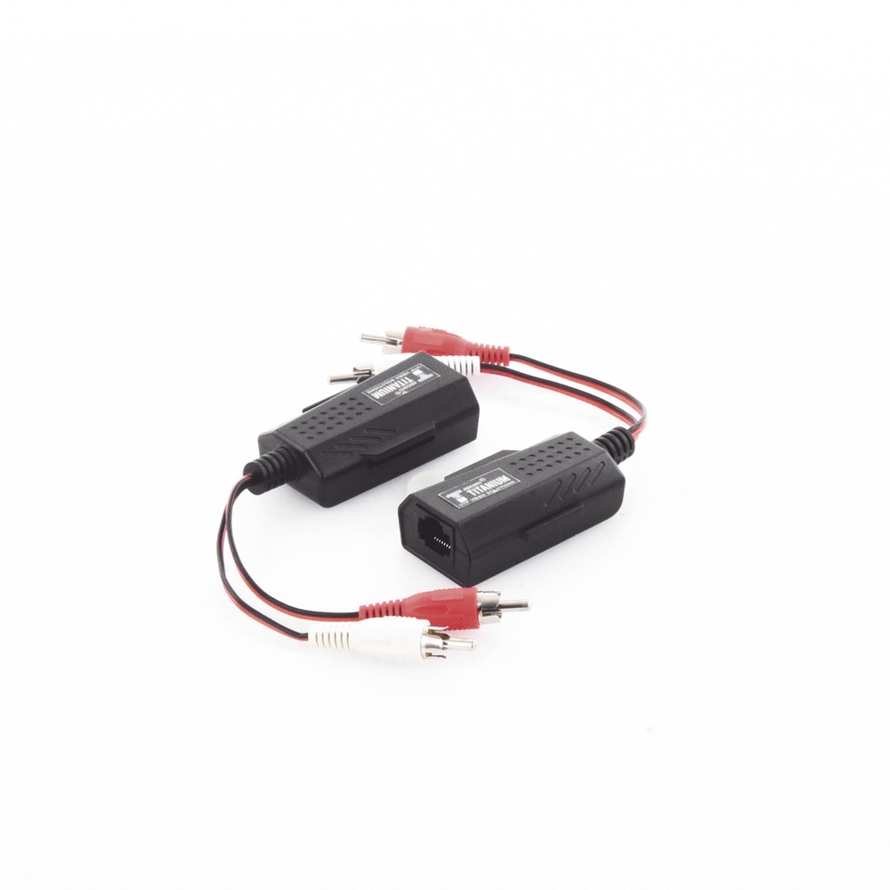 Balun Extensor de Audio Analogo Estereo RCA a RJ45 / Distancia 800 Metros (2625 Pies) / Cable CAT5-6 / Conector 100% Cobre / Protección TVS, Calidad Premium - Imagen 3