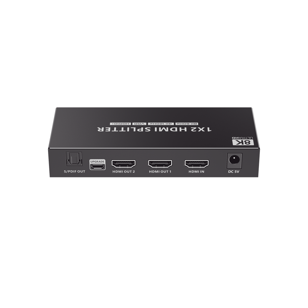 Splitter HDMI 1x2 | Velocidad de trasmisión 48 Gbps| Resolución 8k | Salida de audio| HDCP 2.3 - Imagen 3