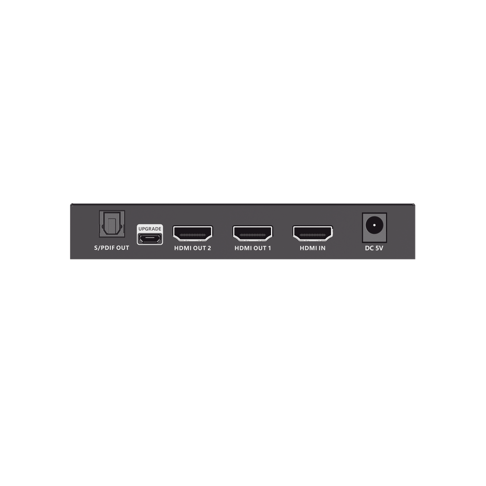 Splitter HDMI 1x2 | Velocidad de trasmisión 48 Gbps| Resolución 8k | Salida de audio| HDCP 2.3 - Imagen 7