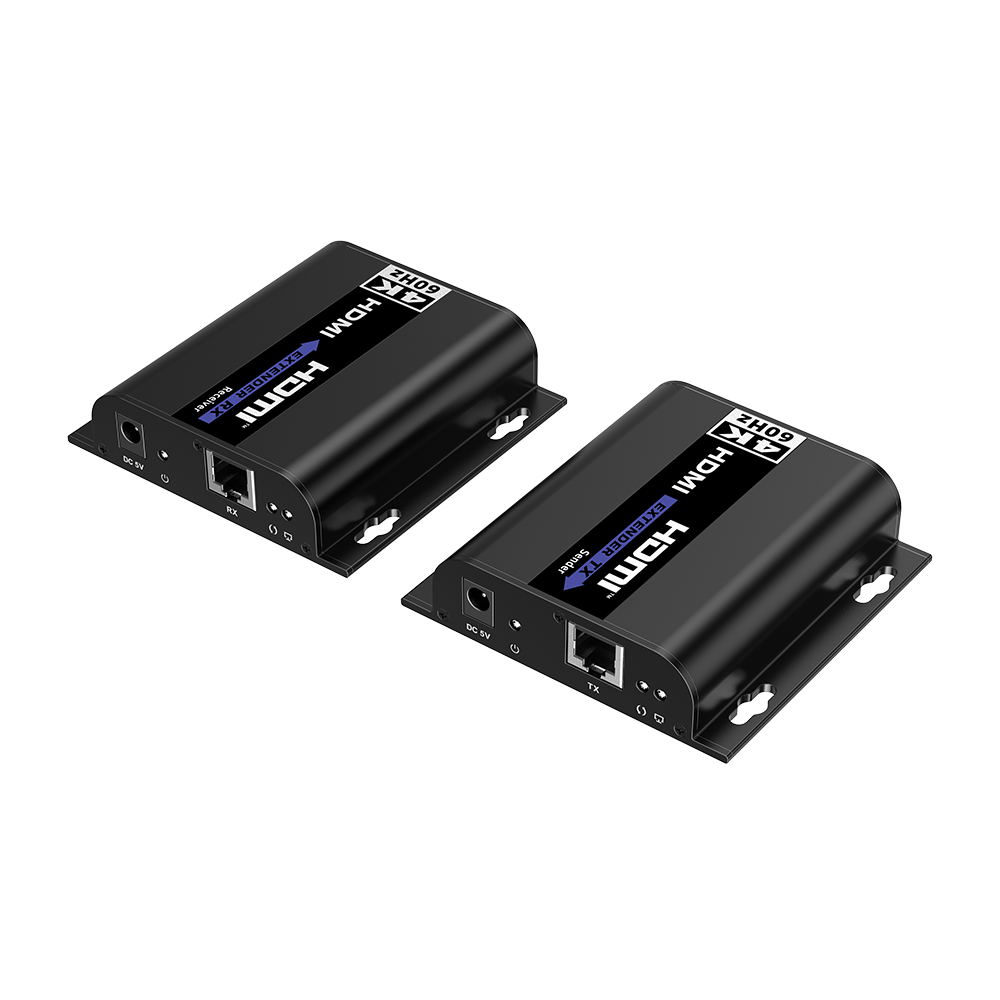 Kit extensor para distancias de hasta 200 metros | Resolución 4K @60Hz | Cat 6 | Conexión uno a uno y uno a muchos hasta 120 mts | Compatible con Switch gigabit | Control IR - Imagen 3