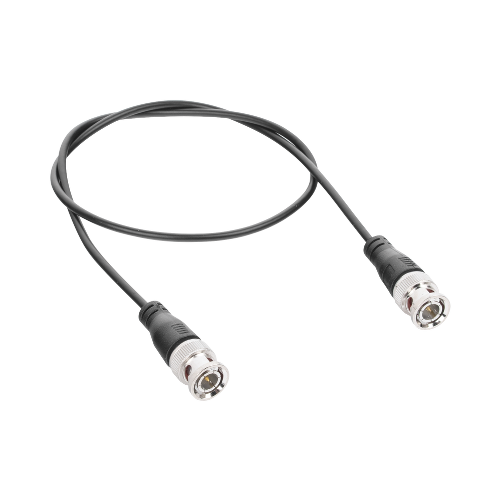 Cable Coaxial Armado con Conector BNC (Video) / Longitud de 1.5 Metros (4.92 Pies) / Optimizado para Cámaras 4K / Uso en Interior