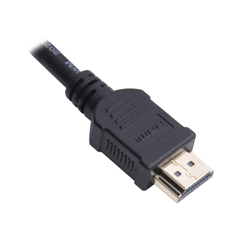 Cable HDMI de 1.8 Metros (5.91 Pies) (High Speed) / Resolución 4K / Soporta Canal de Retorno de Audio (ARC)/ Soporta 3D / Blindado para Reducir Interferencia / Chapado en Oro / Alta Resistencia y Durabilidad