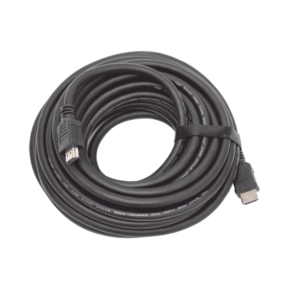 Cable HDMI de 10 Metros (32.81 pies) (High Speed) / Resolución 4K / Soporta Canal de Retorno de Audio (ARC) / Soporta 3D / Blindado para Reducir Interferencia / Chapado en Oro / Alta Resistencia y Durabilidad