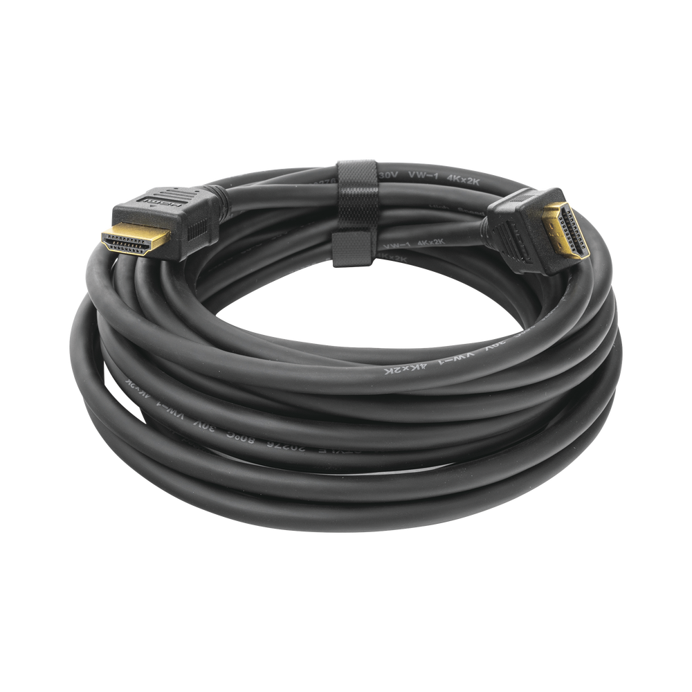 Cable HDMI de 5 Metros (16.40 pies) (High Speed) / Resolución 4K / Soporta Canal de Retorno de Audio (ARC)/ Soporta 3D / Blindado para Reducir Interferencia / Chapado en Oro / Alta Resistencia y Durabilidad.