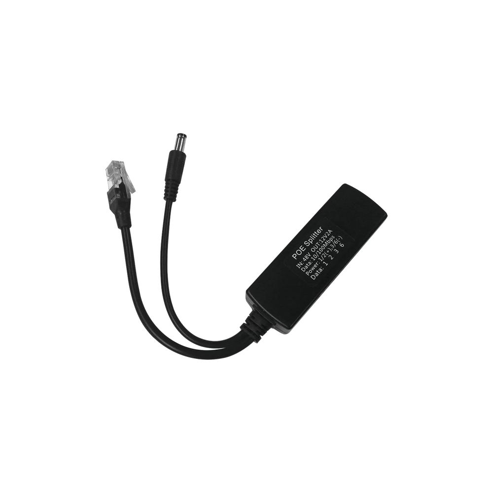 Cable divisor PoE pasivo de 48-55 Vcc @ 12 Vcc, 2 A. Aplicaciones como adaptar micrófonos en cámaras IP - Imagen 3