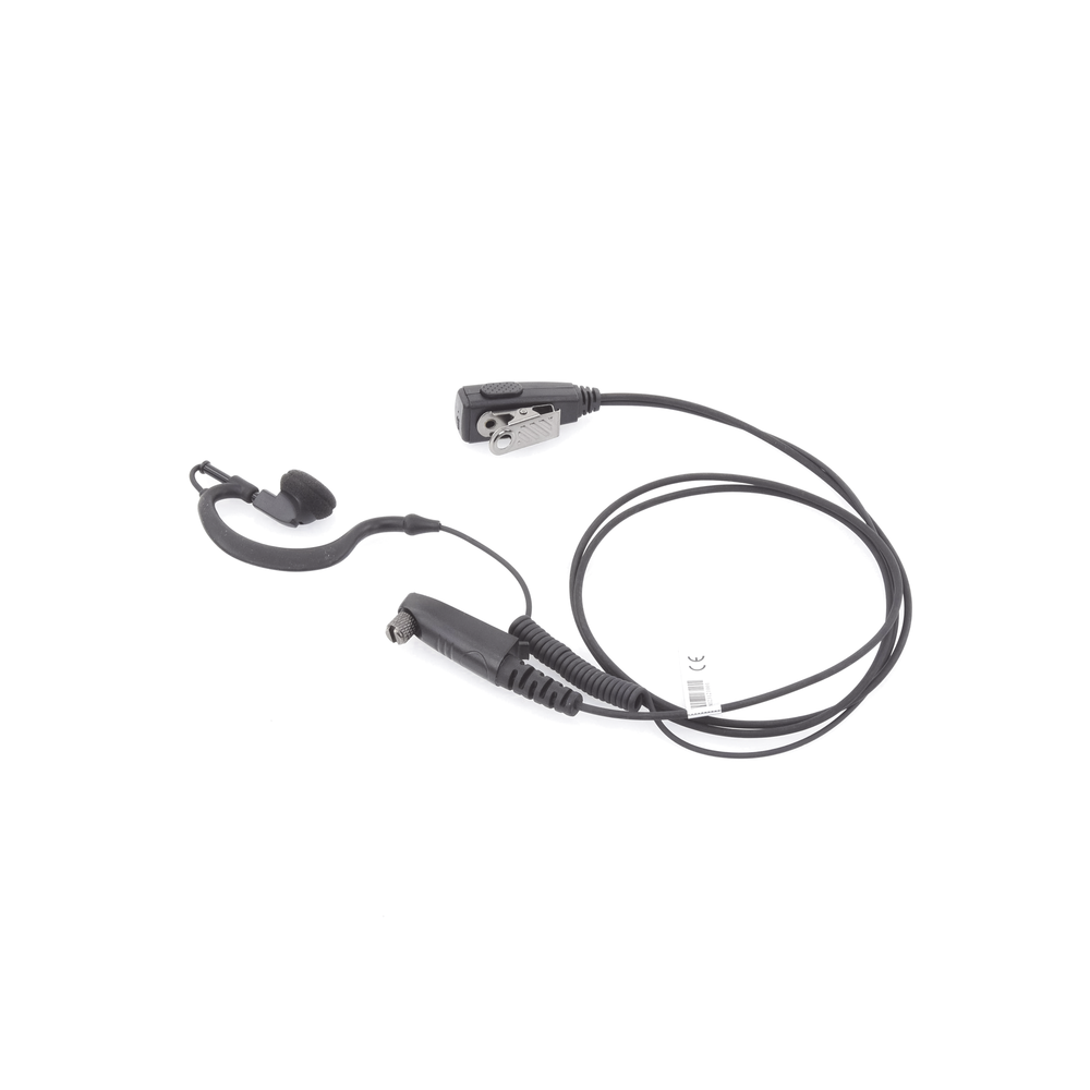 Micrófono - audífono de gancho ajustable al oído cable con resorte con conector multipin para HYTERA y TELOX - Imagen 3