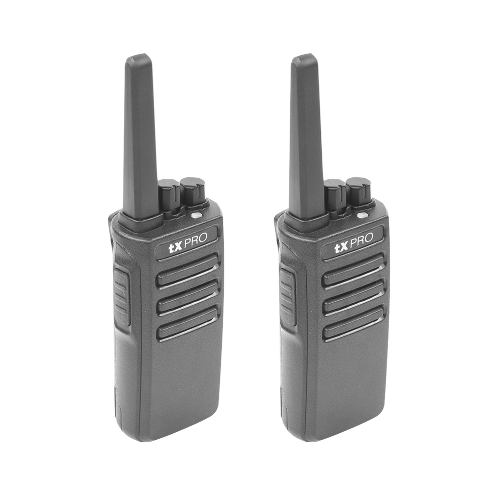 Par Radios Portátiles Analógicos VHF 136-174 MHz / 5W / 16 Canales / Scrambler / Preconfigurados