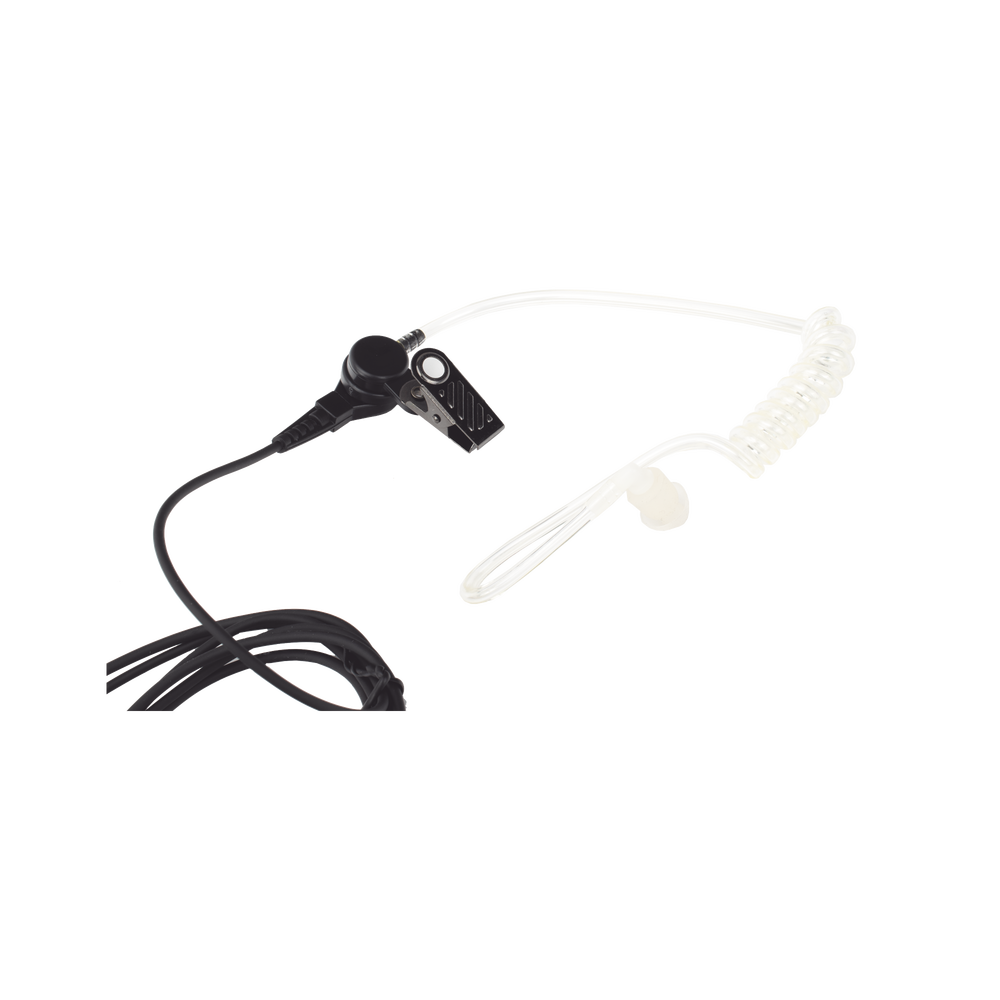 Micrófono - audífono de tubo acústico transparente de grado médico con conector de dos pines para KENWOOD Y TXPRO - Imagen 3