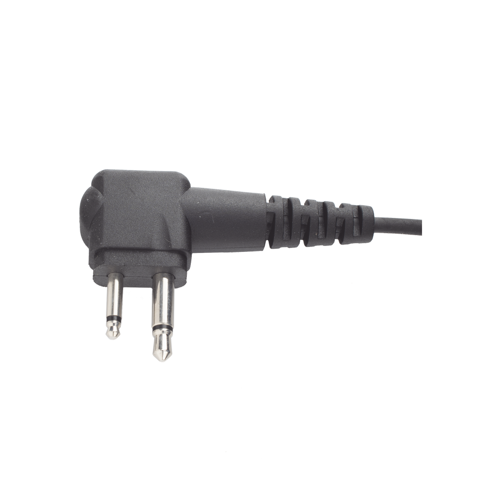 Micrófono - audífono de gancho ajustable al oído con conector de dos pines para MOTOROLA, ABELL Y HYTERA - Imagen 3