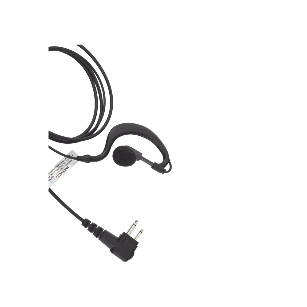 Micrófono - audífono de gancho ajustable al oído con conector de dos pines para MOTOROLA, ABELL Y HYTERA - Imagen 4