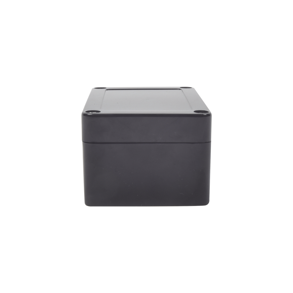 Gabinete Plástico Negro para Exterior (IP65) de 100 x 68 x 50 mm Cierre por Tornillos. - Imagen 3