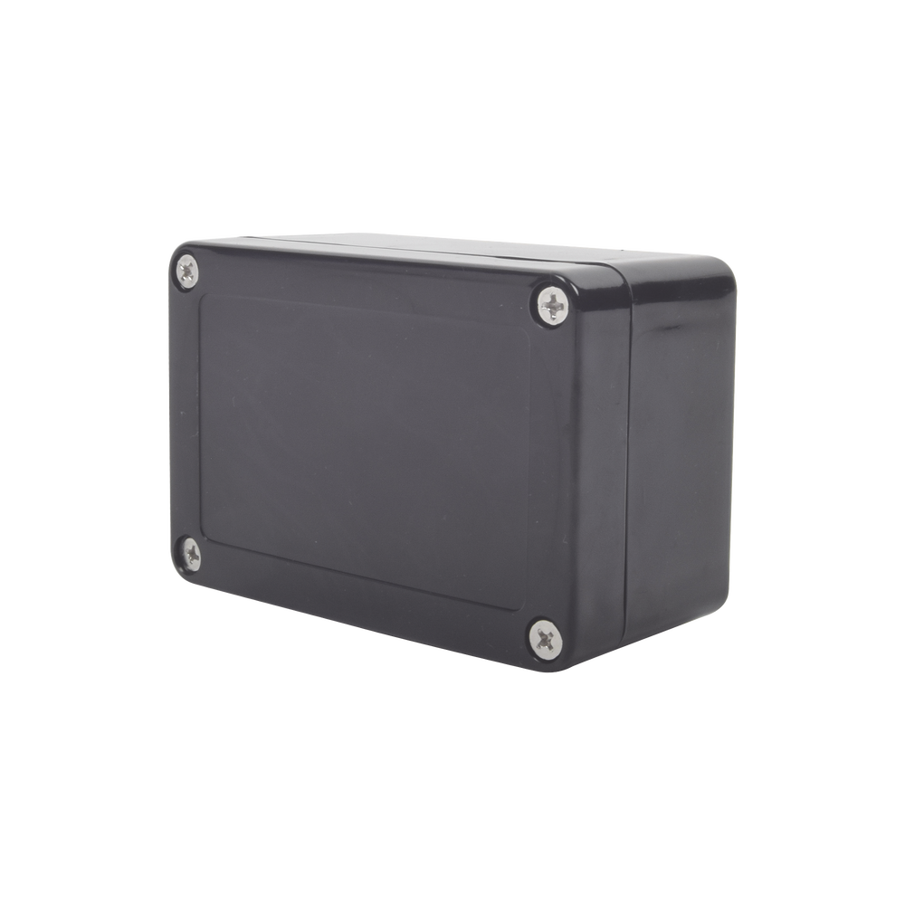 Gabinete Plástico Negro para Exterior (IP65) de 100 x 68 x 50 mm Cierre por Tornillos. - Imagen 4