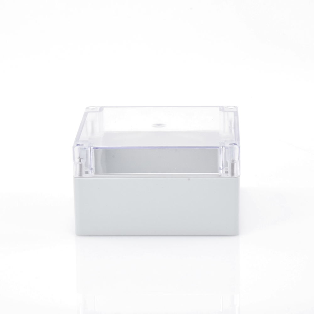 Gabinete Plástico para Exterior (IP65) de 160 x 160 x 90 mm Cierre por Tornillos Tapa Transparente. - Imagen 3