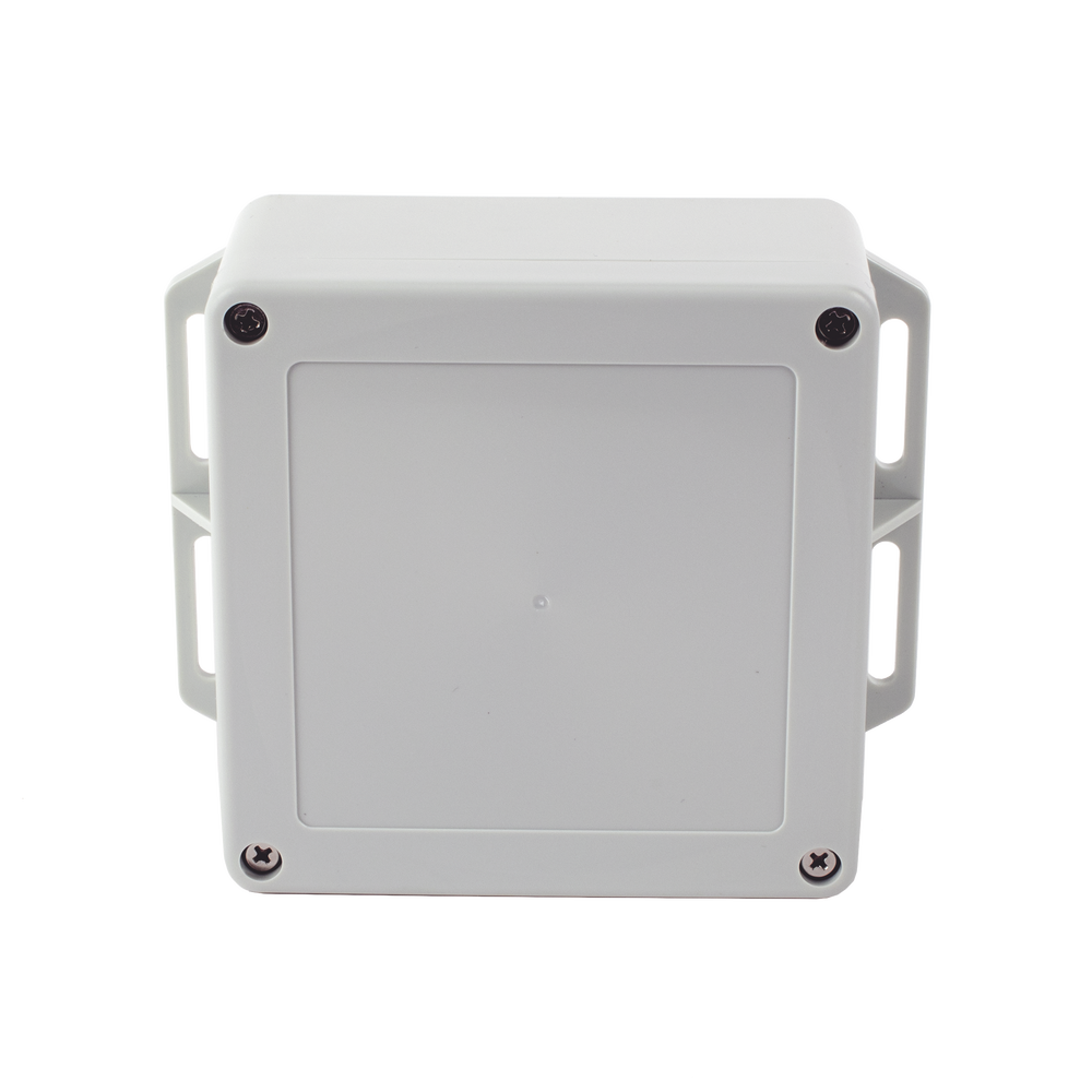 Gabinete Plástico Gris para Exterior (IP65) de 120 x 120 x 60 mm Cierre por Tornillos. - Imagen 4