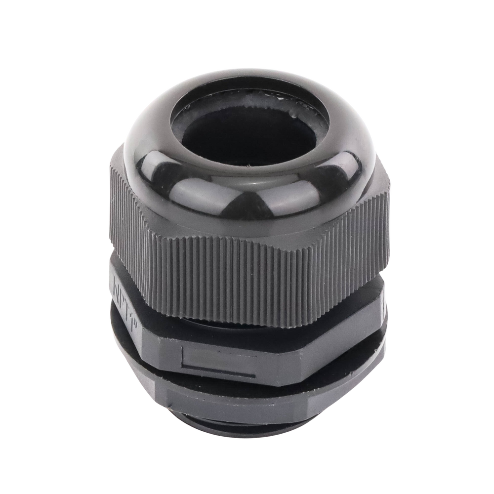Conector Plástico Negro Tipo Glándula para Rosca NPT 1" - Imagen 8