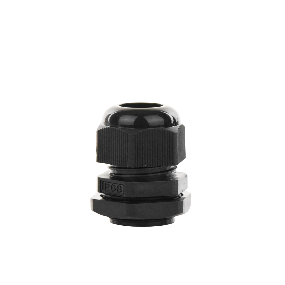 Conector Plástico Negro Tipo Glándula para Cable de 10 a 14 mm de Diámetro. - Imagen 3