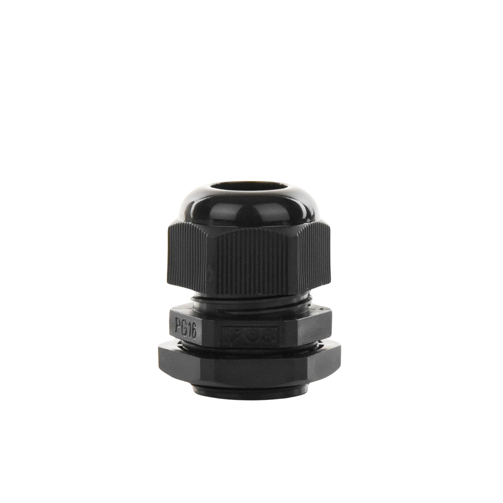 Conector Plástico Negro Tipo Glándula para Cable de 10 a 14 mm de Diámetro. - Imagen 4