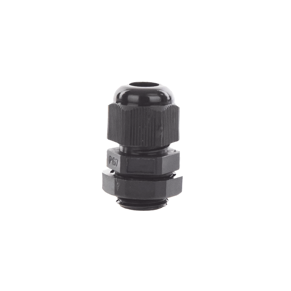 Conector Plástico Negro Tipo Glándula para Cable de 3.5 a 6 mm de Diámetro. - Imagen 3