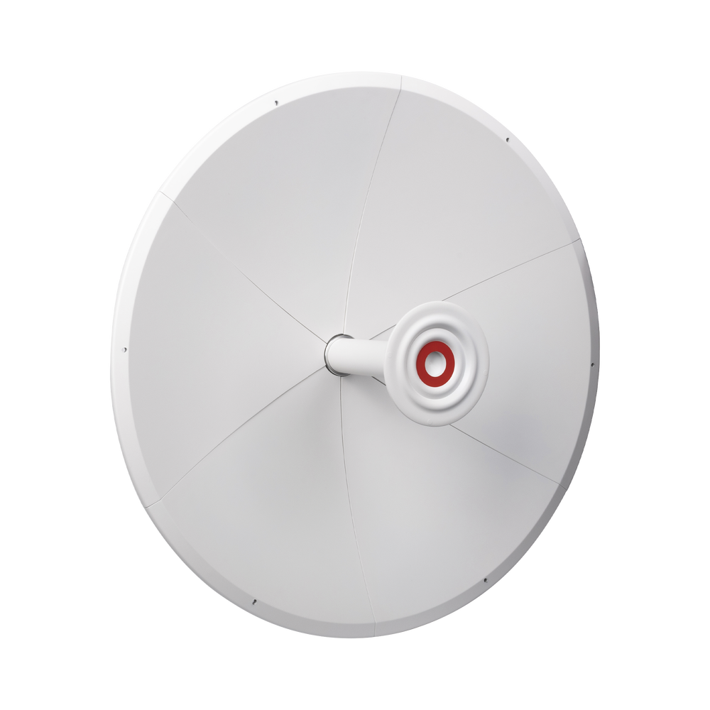 Antena direccional para C5x, B5X, Doble polaridad 45 ° y 90 °, 4.9 - 6.5 GHz, 2 ft, Ganancia de 30 dBi, Montaje incluido