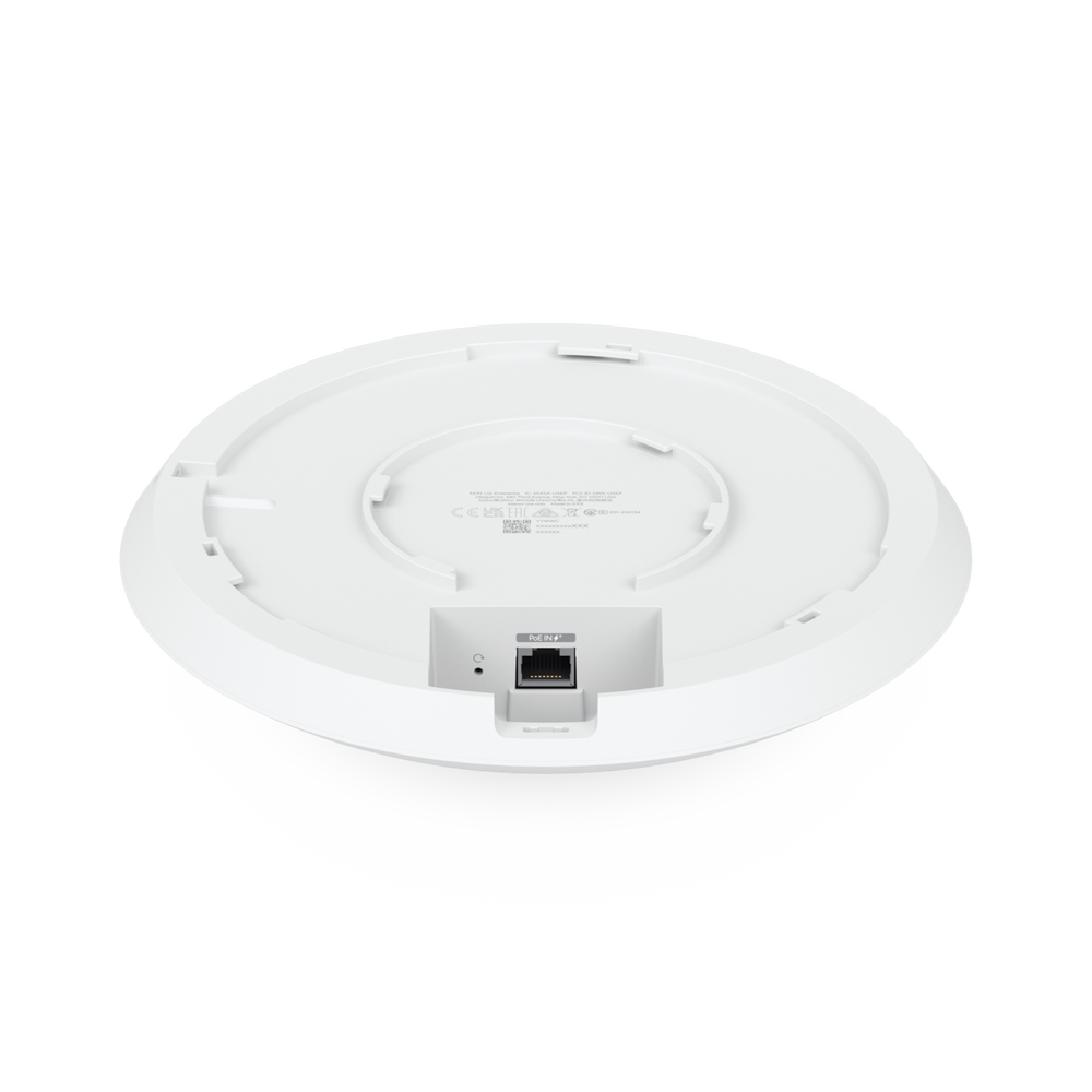 Punto de Acceso UniFi WiFi 6E Enterprise, alta densidad, hasta 600 usuarios, Mu-MIMO 4x4, bandas 2.4/5/6 Ghz, (1) puerto RJ45 2.5G (POE+ no incluido) - Imagen 4